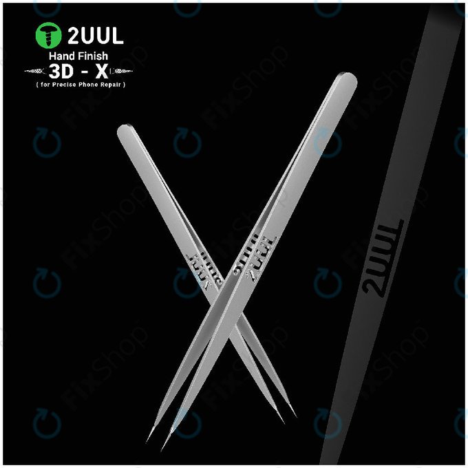 Přesná pinzeta, 3D-X ručně opracovaná, 2UUL TW02