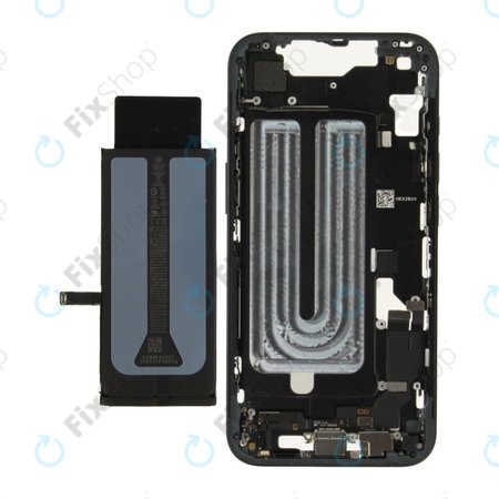Střední Rám s Baterií pro iPhone 16e | Black | ZD076-00697 | Genuine Apple