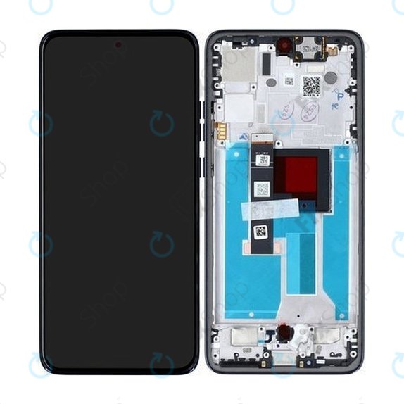 Motorola Edge 50 Neo - LCD Displej + Dotykové Sklo + Rám (Grisaille) - 5D68C28683 Genuine Service Pack