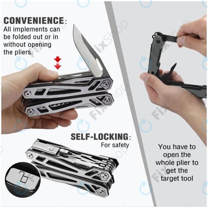 Mossy Oak - Multifunkční Kleště z Nerez Oceli 21in1