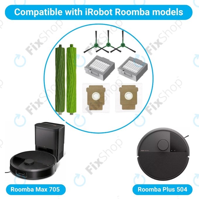 iRobot Roomba Max 705, Plus 504 - Kompletní set