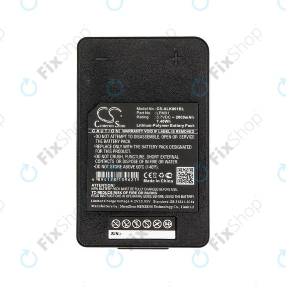 Baterie pro Autec LK NEO, 2000mAh, Li-Pol, 3.7V, LPM01, HQ