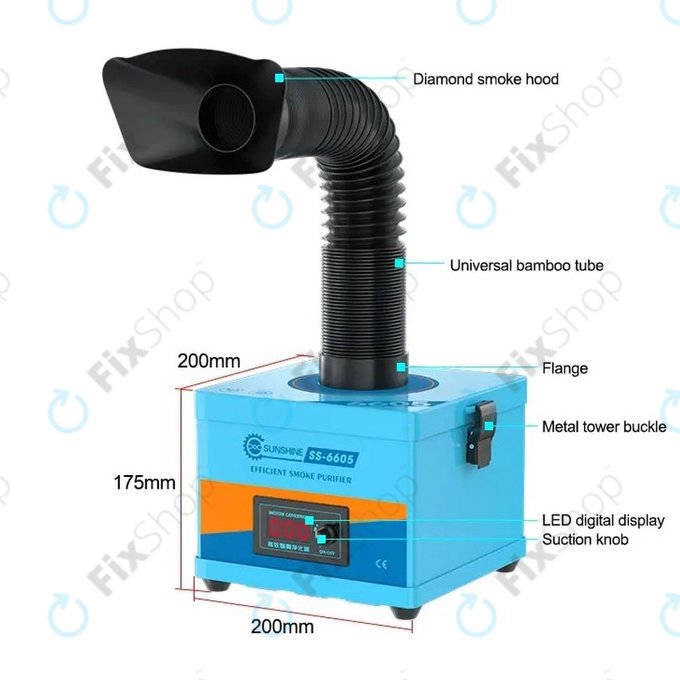 Sunshine SS-6605 - Odsávačka Kouře