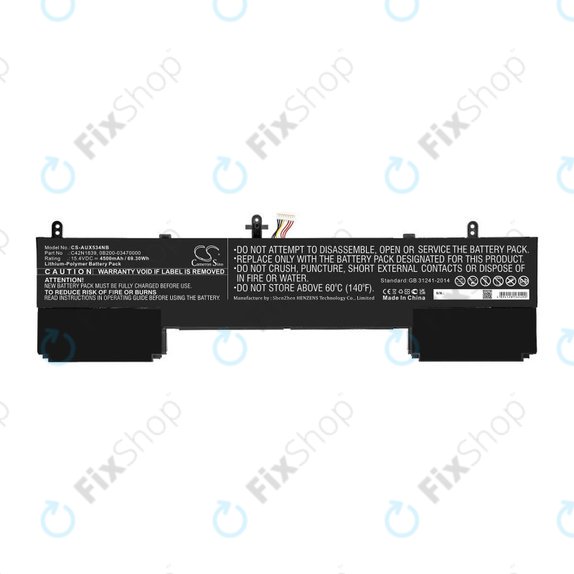 Baterie pro Asus ZenBook 15 UX534FTC, Flip 15 UX563, 4500mAh, Li-Pol, 15.4V, C42N1839, HQ