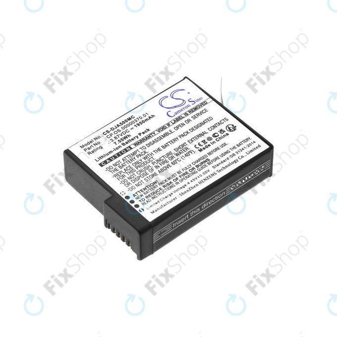 Baterie pro DJI Osmo Action 5, 1950mAh, Li-Ion, 3.87V, CP.OS.00000370.01, HQ