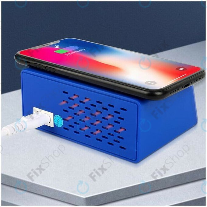 Mechanic iCharge 8 Pro - USB Servisní Nabíjecí Stanice s USB-C, USB 3.0 a Bezdrátovým Nabíjením