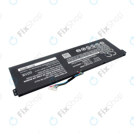 Baterie pro Acer Aspire 5, 7 E5, V3, Chromebook 11, 13, 15, 3000mAh, Li-Pol, 15.2V, AC14B18K, HQ