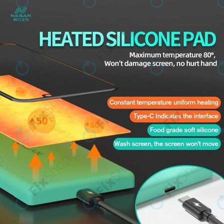 Nasan - Kompaktní tepelná podložka pro demontáž LCD displejů