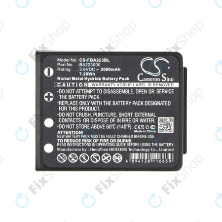HBC Radiomatic Keynote, Linus 4, Micron 4, 5, 6, 7, Patrol D, Quadrix, Vector Pro - Baterie BA223000, BA223030, FUB6 2000mAh HQ