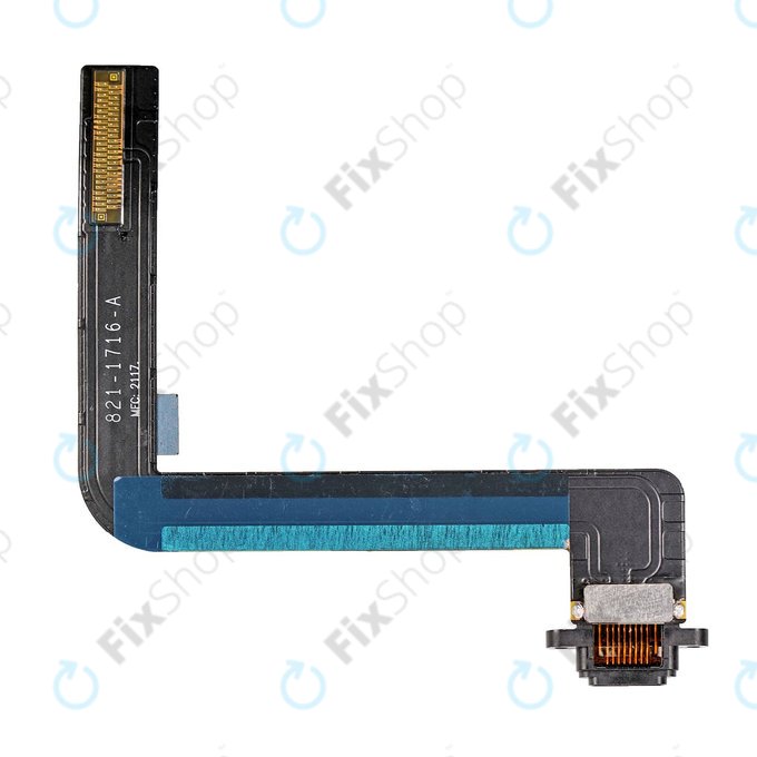 Apple iPad (6th Gen 2018) - Nabíjecí Konektor + Flex Kabel (Black)