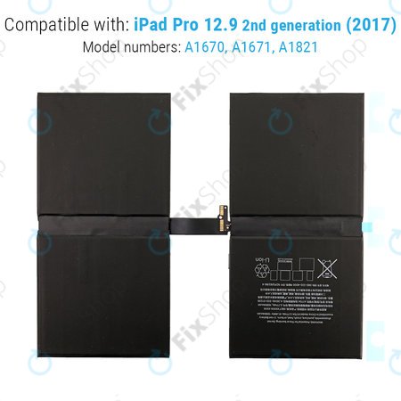Apple iPad Pro 12.9 (2nd Gen 2017) - Baterie 10891mAh