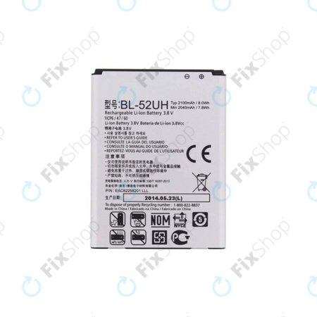 LG L70 D320N, Spirit H440, L65 D280 - Baterie BL-52UH 2100mAh