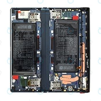 Huawei Mate XS - LCD Displej + Dotykové Sklo + Rám + Baterie (Interstellar Blue) - 02353LYS