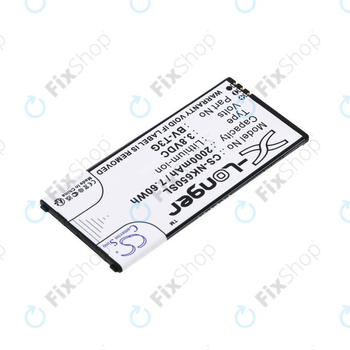 Baterie pro Nokia Lumia 650, 2000mAh, Li-Ion, 3.8V, BV-T3G, HQ