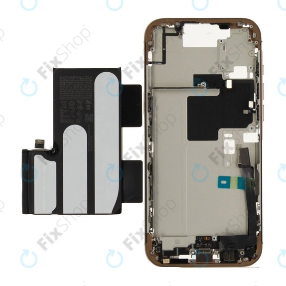 Střední Rám s Baterií pro iPhone 16 Pro Max | Desert Titanium | ZD076-00695 | Genuine Apple