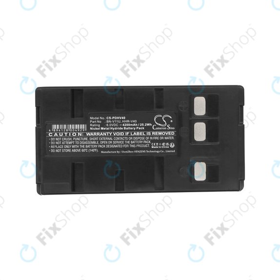 Baterie pro Blaupunkt, Grundig, JVC, Metz, Panasonic, Philips, Siemens, 4200mAh, Ni-MH, 6V, HHR-V40, HQ