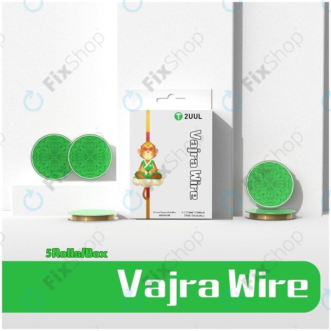 2UUL - Vajra Wire - Drát na Separování LCD Displejů (0.035mm x 100m) - 5ks