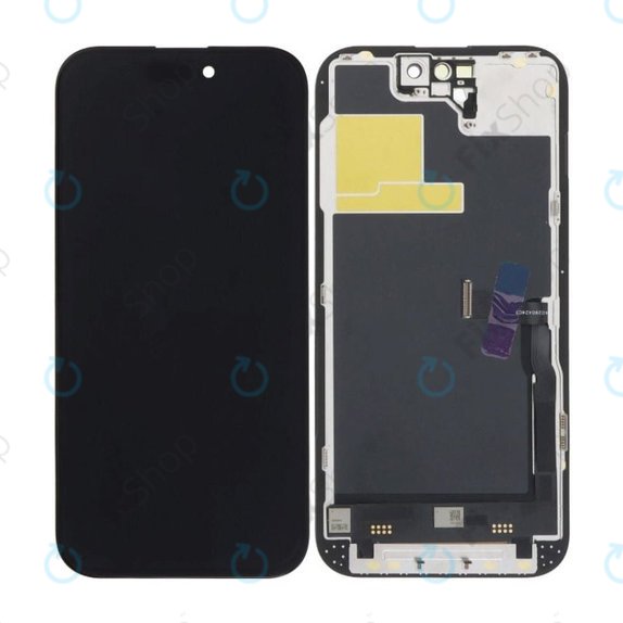 Displej In-Cell HD+ pro iPhone 14 Pro, Dotykové sklo s rámem