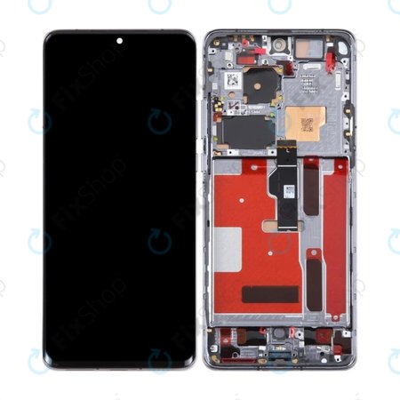 Huawei P50 Pro JAD-AL50 JAD-LX9 - LCD Displej + Dotykové Sklo + Rám (Golden Black) OLED