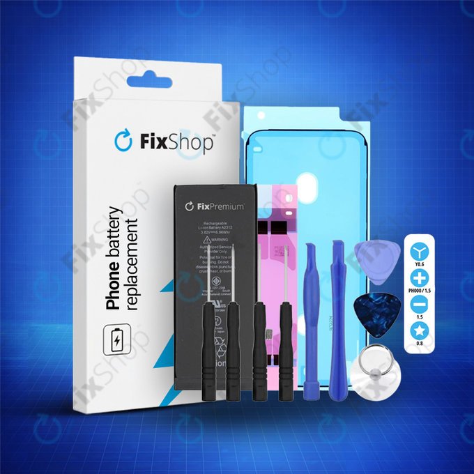 Apple iPhone 8 - Baterie 1821mAh FixPremium + Lepka pod Baterii + Lepka pod LCD + Set Nářadí - Multipack