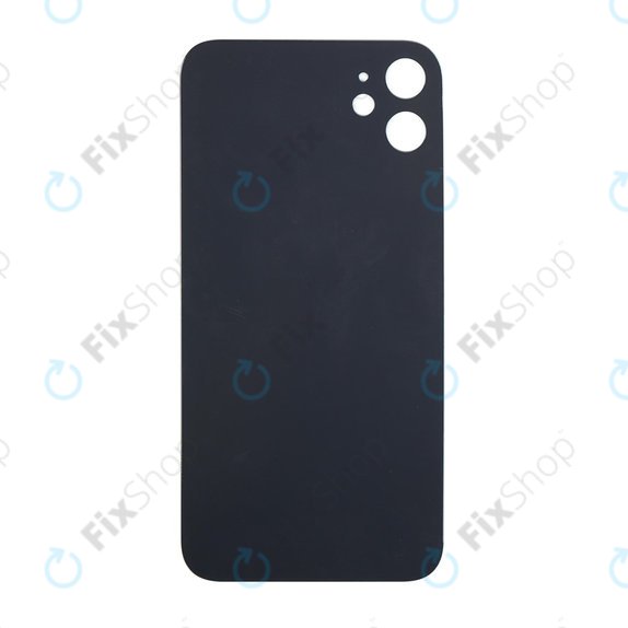 Apple iPhone 11 - Sklo Zadního Housingu (Black)