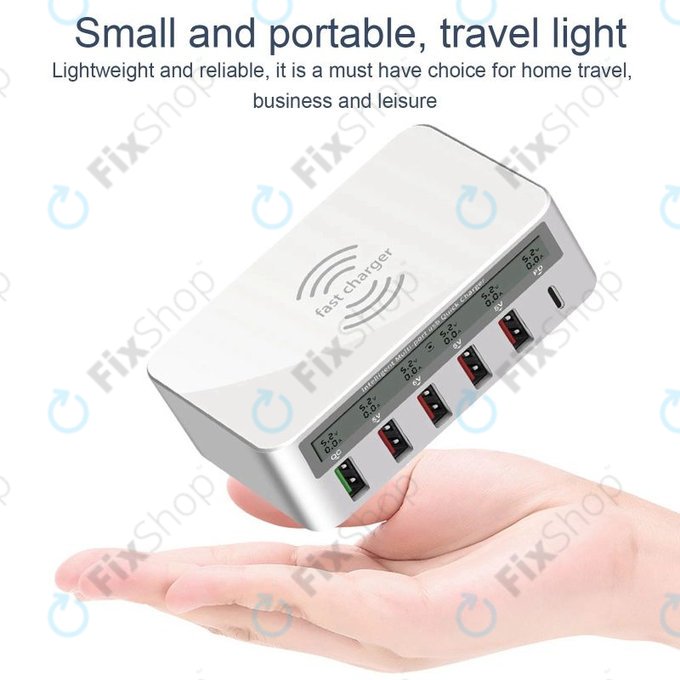 WLX-818F Servisní nabíjecí stanice s USB 3.0 a USB-C