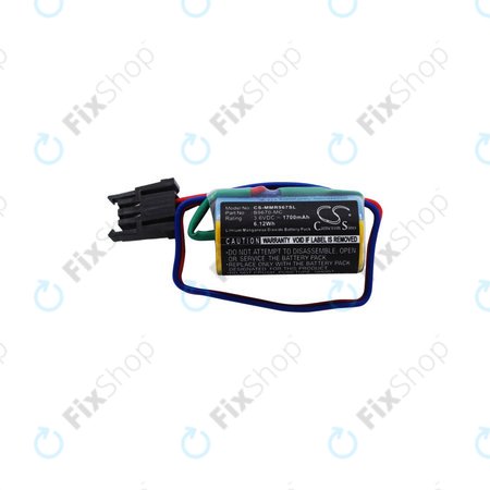 Baterie pro Mitsubishi Robot Control PLC, A RH, MR, 1700mAh, Li-MnO2, 3.6V, B9670-MC, HQ