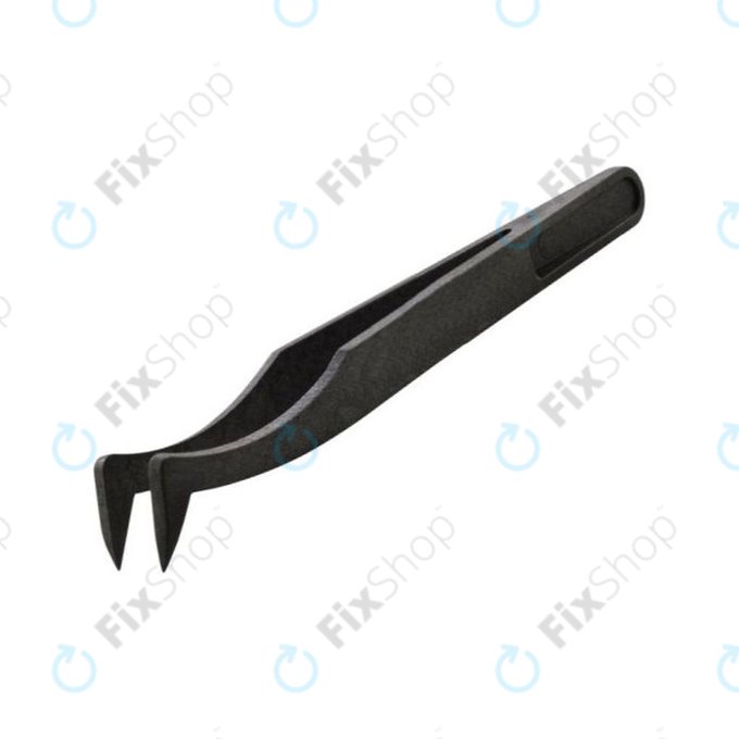 Plastová Antistatická Pinzeta s Přehnutou Ostrou Špičkou