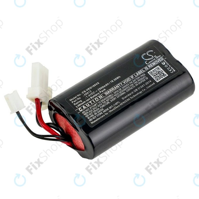 Vorwerk Kobold VG100 - Baterie 48813 Li-Ion 7.4V 2500mAh HQ