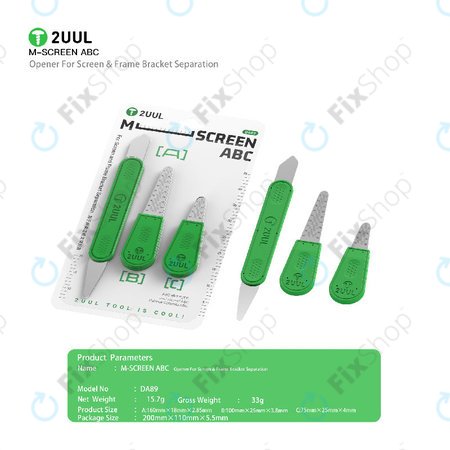 ABC Sada nářadí pro otevírání displejů, 2UUL DA89