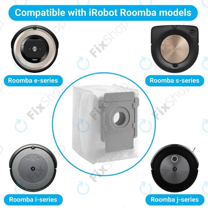 iRobot Roomba e-series, i-series, j-series, s-series - Sáček do Vysavače (3ks)