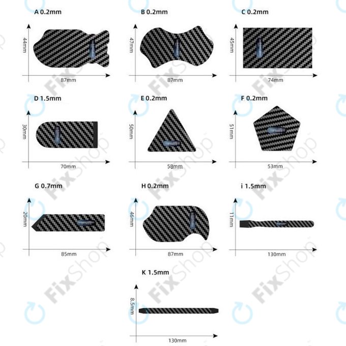 iFixes - Karbonový Ultratenký Otevírací Nástroj G