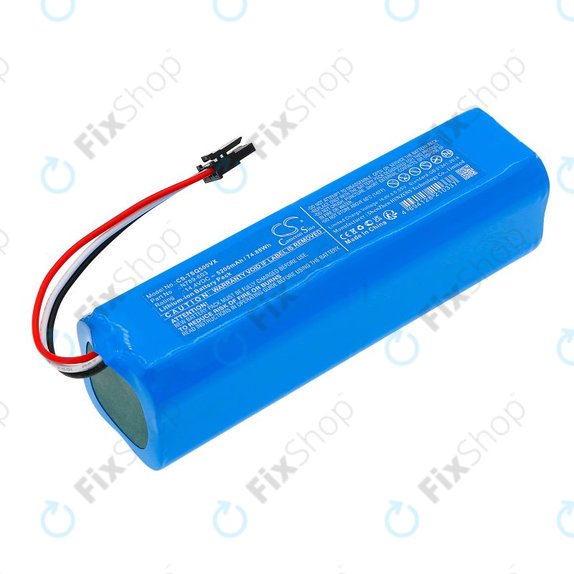 Baterie pro Tesla Robostar iQ500, iQ600, 5200mAh, Li-Ion, 14.4V, N789-603, HQ