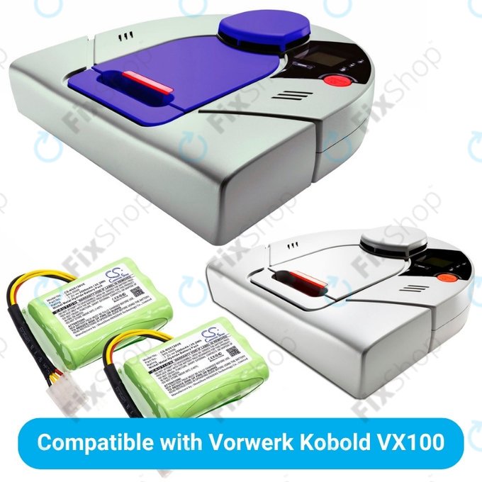 Vorwerk Kobold VX100 - Sada Baterií 945-0006 Ni-MH 7.2V 3500mAh HQ