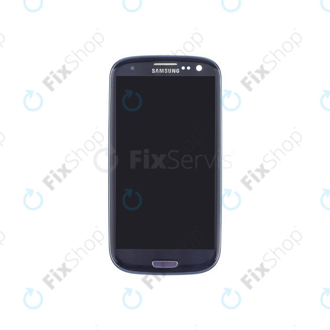 Samsung Galaxy S3 i9300 - LCD Displej + Dotykové Sklo + Rám (Pebble Blue) OLED