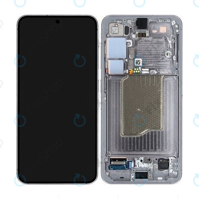 Samsung Galaxy S25 - LCD Displej + Dotykové Sklo + Rám (Silver Shadow) - GH82-36329A Genuine Service Pack