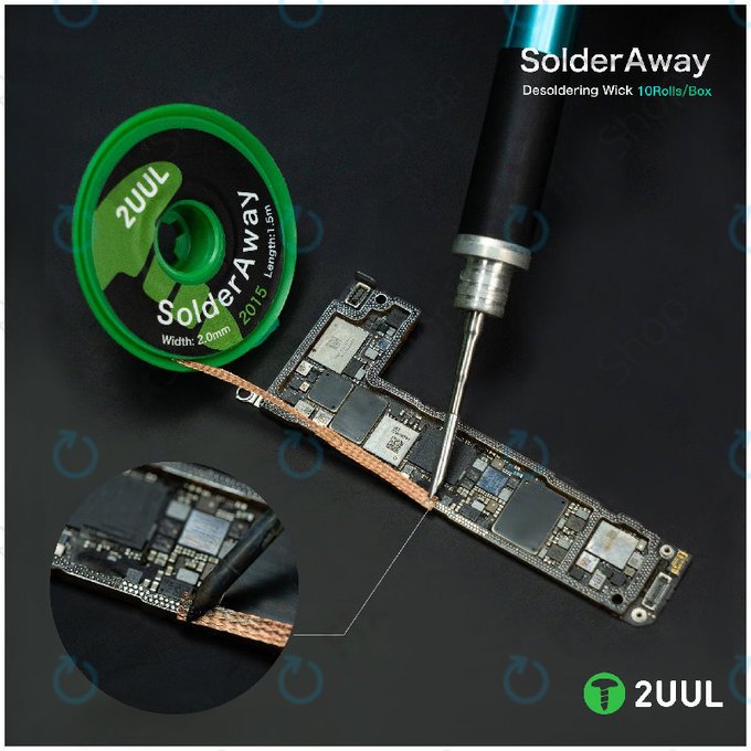 Odsávací lanko (knot) Solder Vampire , 2UUL DW11, 10 rolí/box