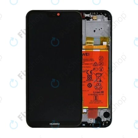 Huawei P20 Lite (2019) - LCD Displej + Dotykové Sklo + Rám + Baterie (Charming Red) - 02352TMF