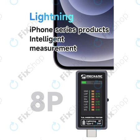 Mechanic T-824 - Tester nabíjecího portu