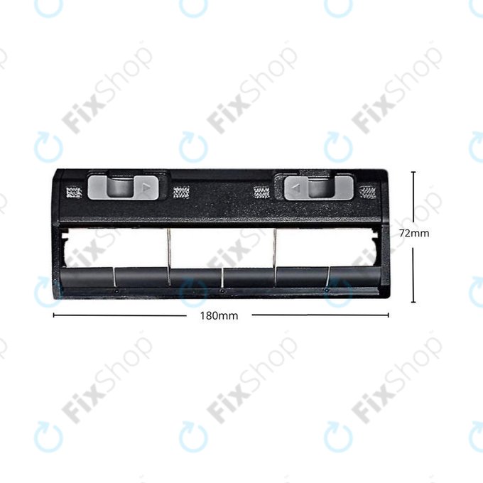 Ecovacs Deebot N-series, T-series, X1-series, Ozmo-series - Kryt Hlavního Kartáče (Černý)