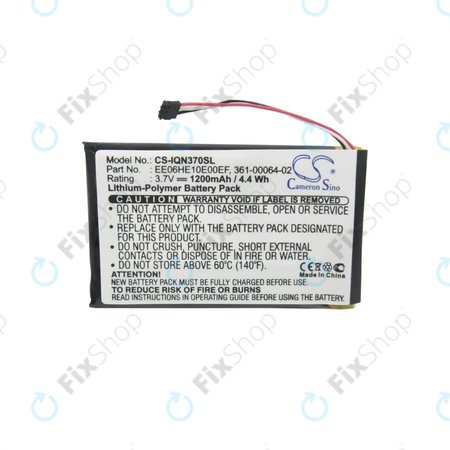 Garmin Nuvi 3700, 3760, 3760T, 3790, 3790T - Baterie 361-00046-02, 361-00064-02, EE06HE10E00EF 1200mAh HQ