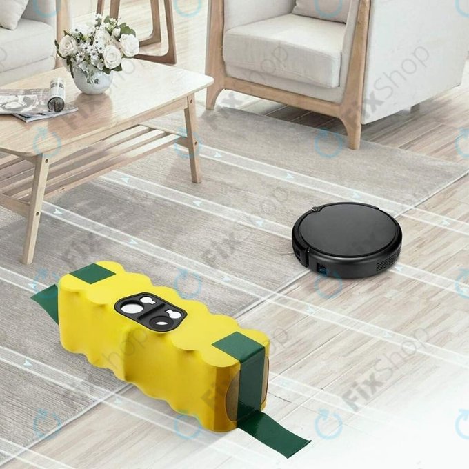 iRobot Roomba 500, 600, 700, 800, 900-series, R3, Scooba 450, Vileda 137173 - Baterie 11702, GD-Roomba-500, VAC-500NMH-33 Ni-MH 14.4V 2800mAh HQ