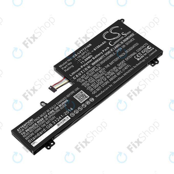 Baterie pro Lenovo Yoga 720-15, 6150mAh, Li-Pol, 11.56V, L16L6PC1, HQ