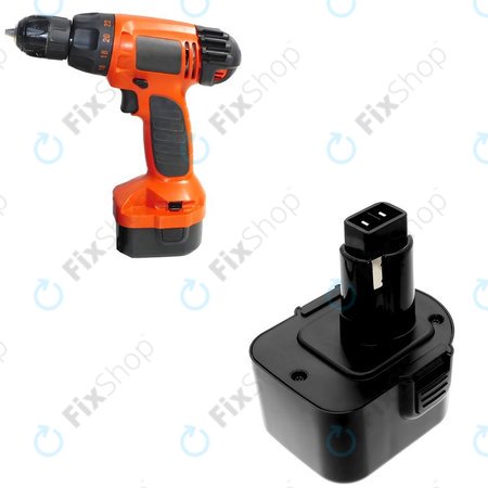 Baterie pro Black & Decker Cd1202, 2100mAh, Ni-MH, 12V, PS130A, HQ