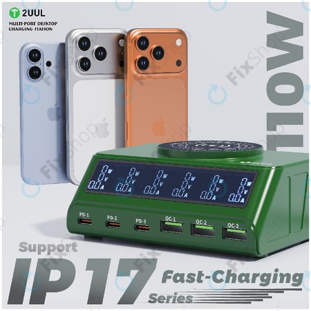 Stolní víceportová nabíječka, 2UUL PC11