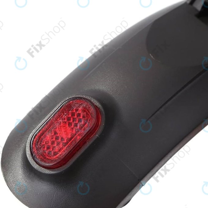 Kugoo S1, S1 Pro, S2, S3 - Zadní Blatník se Světlem a Kabelem (Black)