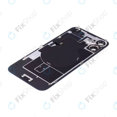 Apple iPhone 16 - Sklo Zadního Housingu + Sklíčko Kamery + Kovová Destička + Magsafe Magnet (Ultramarine)