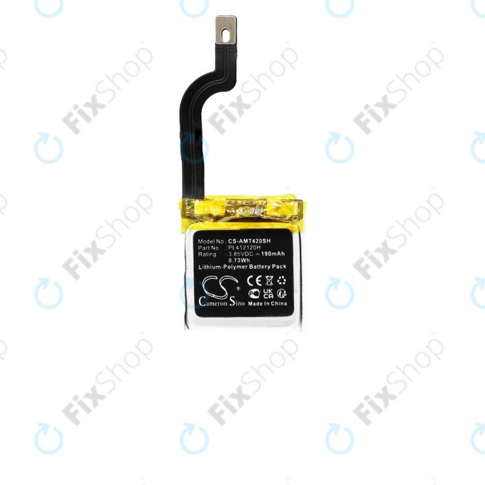 Baterie pro Amazfit GTR 42mm, 190mAh, Li-Pol, 3.85V, PL412120H, HQ