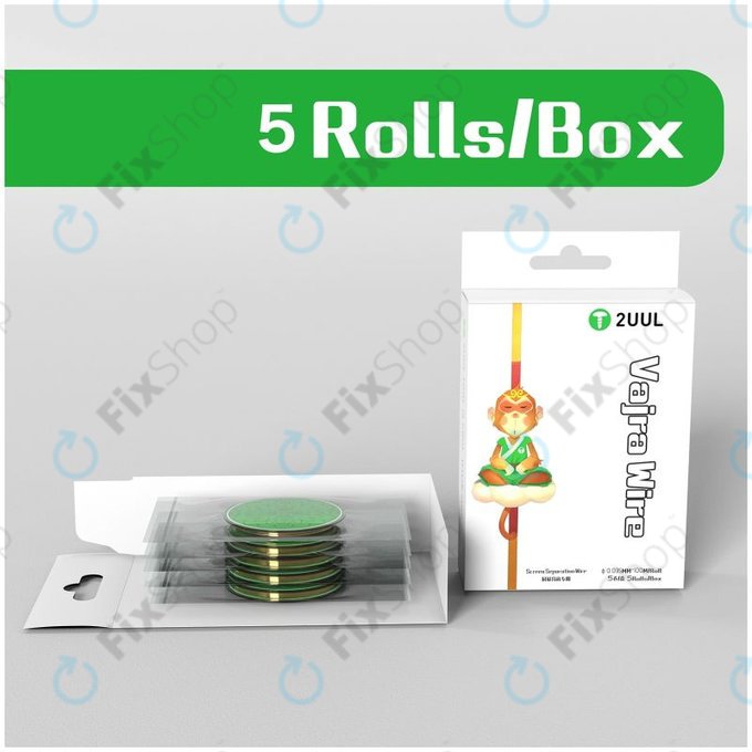 2UUL - Vajra Wire - Drát na Separování LCD Displejů (0.035mm x 100m) - 5ks