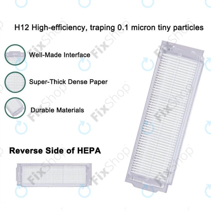 Xiaomi Mi Robot Vacuum Mop Pro (P), 2 Lite, 2 Pro, 2S, 3C, Viomi V2 Pro, V3, SE - HEPA Filtr (2ks)